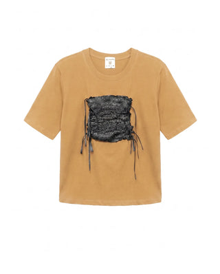 Polera Crop Caucho